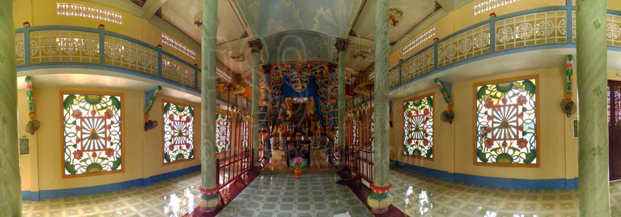 Cao Dai Temple Interior